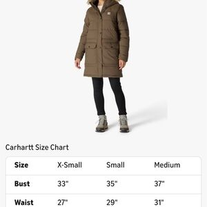 Carhartt Women's Brown Parka Coat